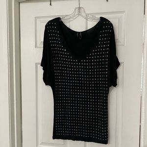 women’s black blouse/mini dress